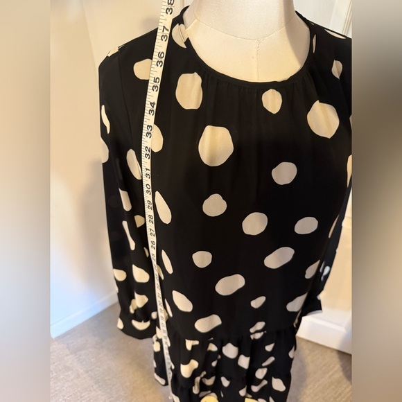 A New Day Black & White Polka Dot Tiered Mini Dress – XS - NWOT - Picture 7 of 14